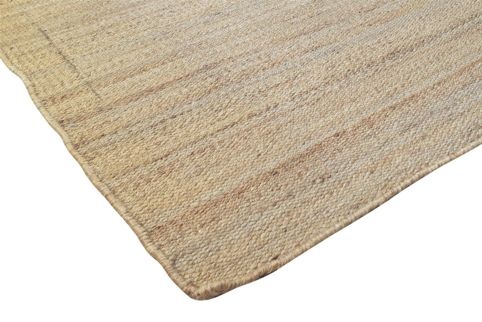 Jute Brown Rug 9' X 12' Modern Hand Woven Scandinavian Solid Extra Large Carpet   7864935284885