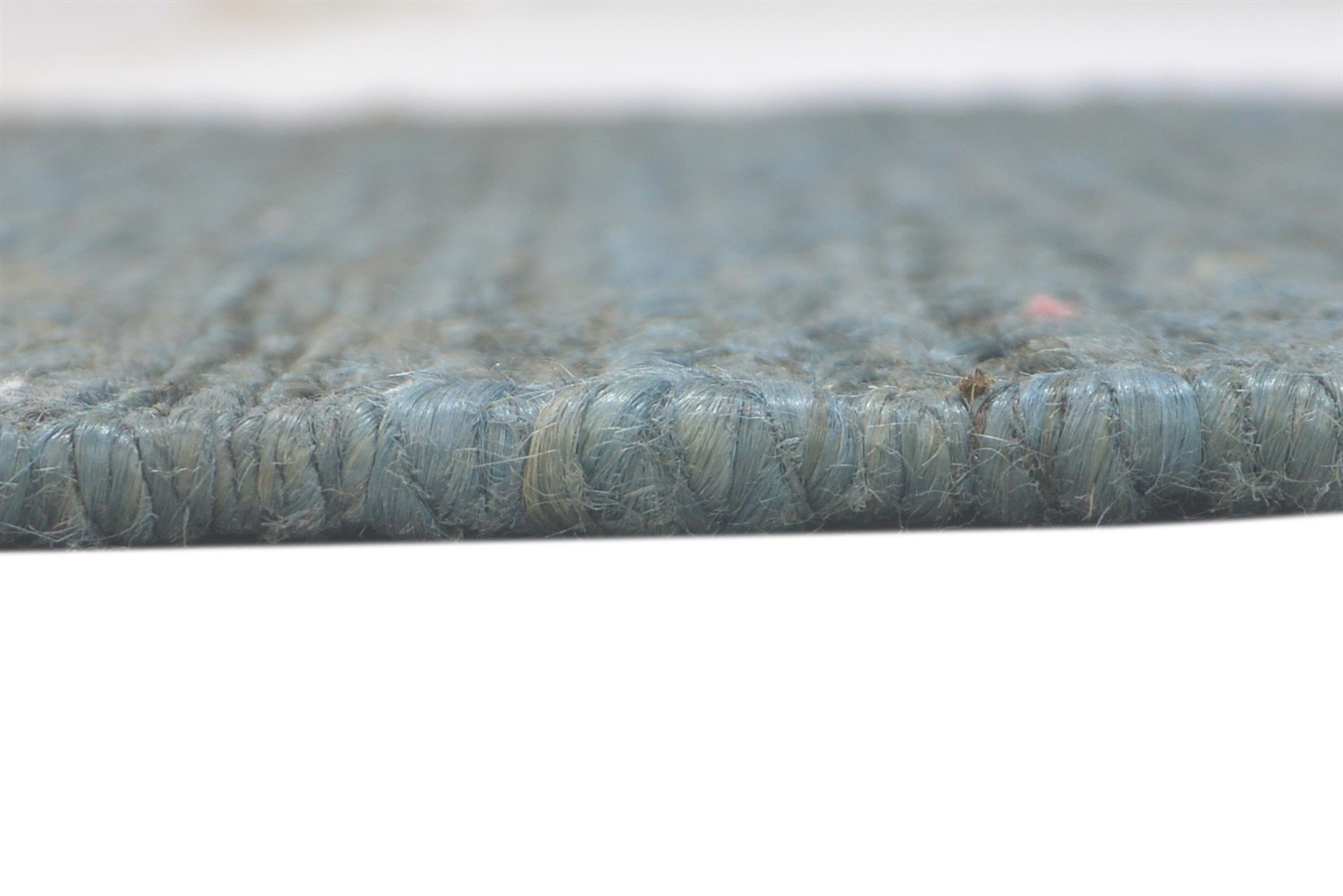 Jute Charcoal Rug 2' X 3' Modern Hand Knotted Scandinavian Striped Small Carpet   7860702806165