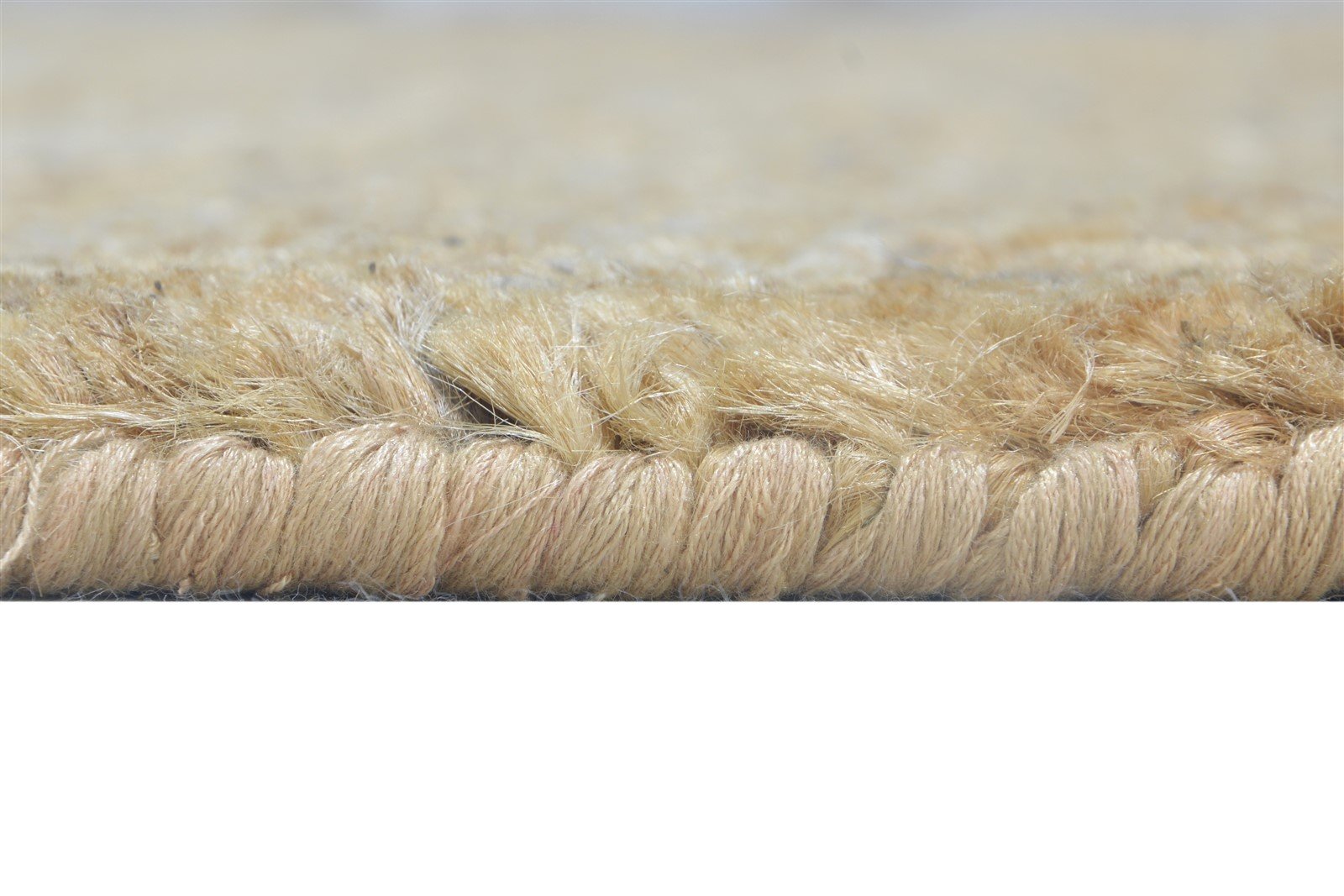 Jute Rust Rug 5' X 8' Modern Hand Knotted Scandinavian Solid Room Size Carpet   7864404050069