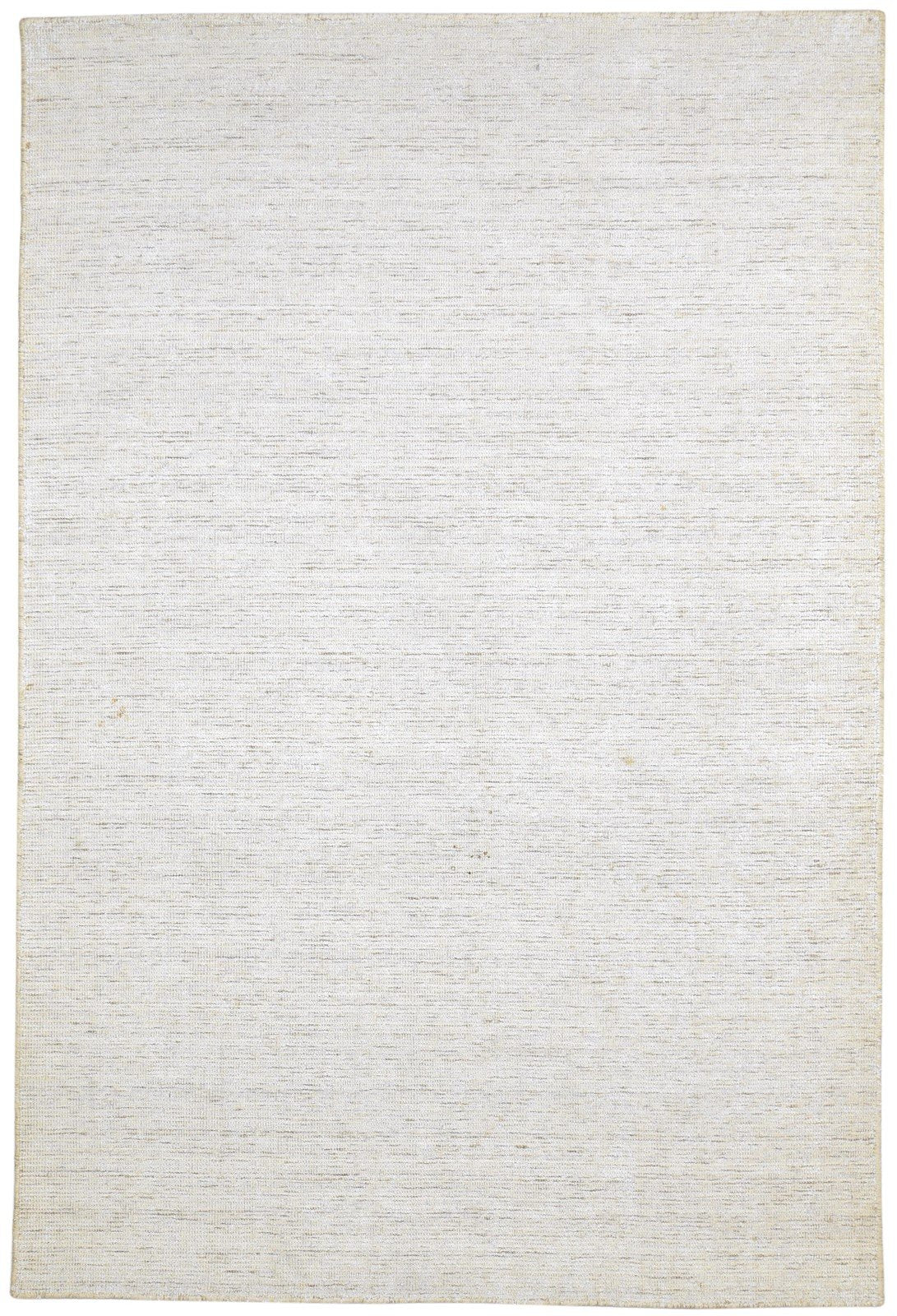 Jute / Silk Sand Rug 6X9 Modern Hand Woven Scandinavian Solid Room Size Carpet   7864180080789