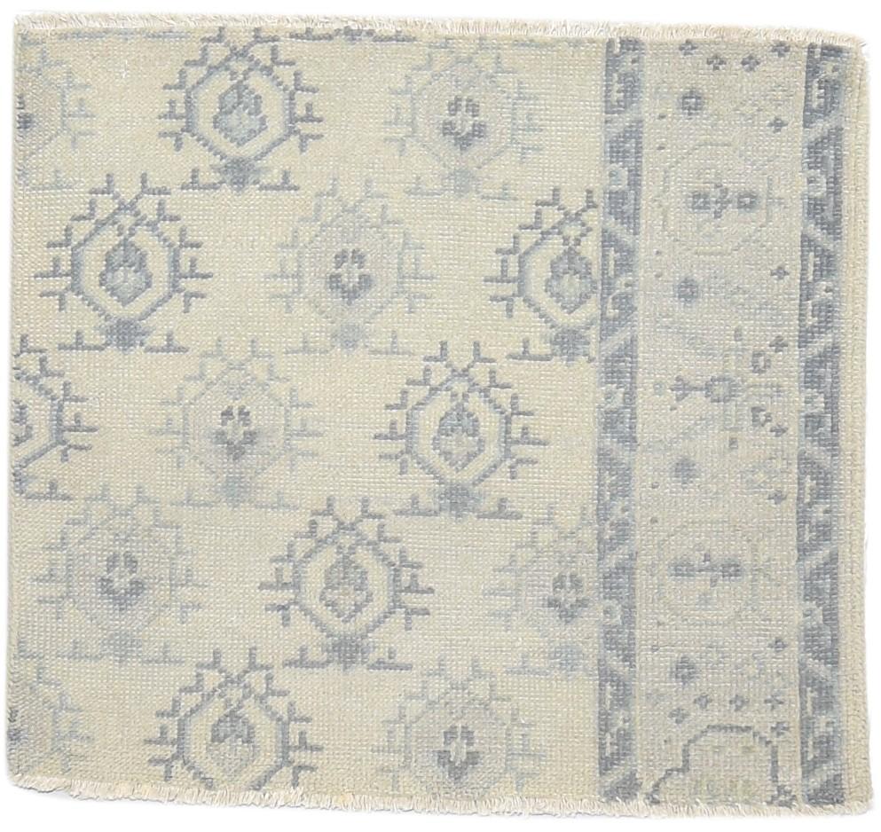 Karlotta 3' X 3' Rug Wool Sand Persian Hand Knotted Bokhara Oriental   7864839274645