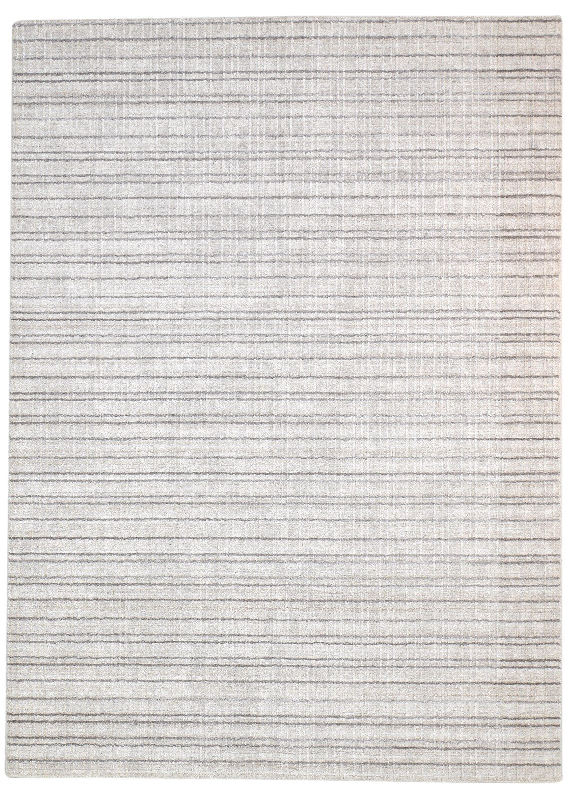 6X8 Rug Wool / Silk Sand Modern Handloom Scandinavian Plaids Room Size