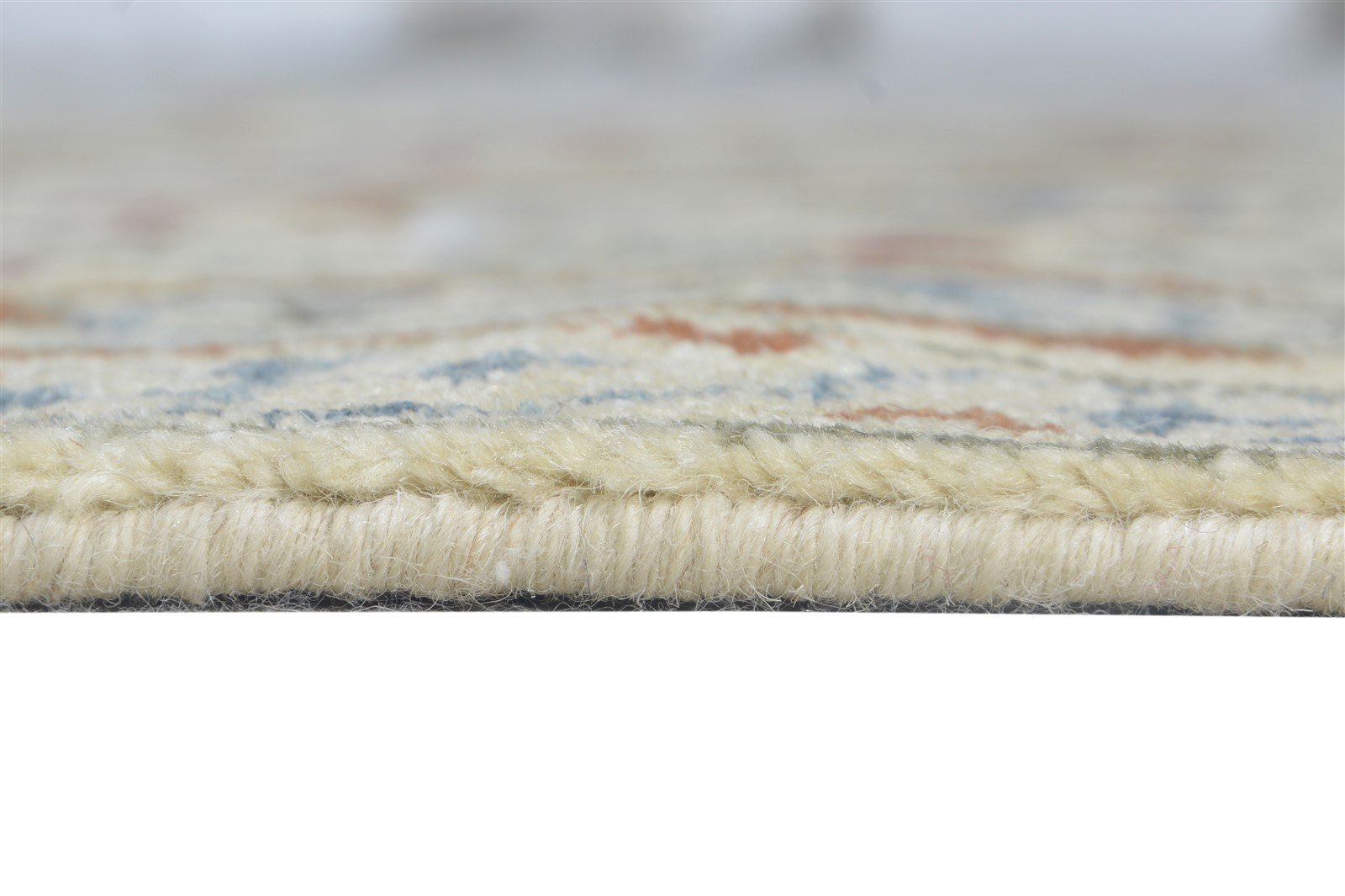 Lorene 4' X 6' Rug Wool Beige Persian Hand Knotted Kashan Oriental   7865114919061