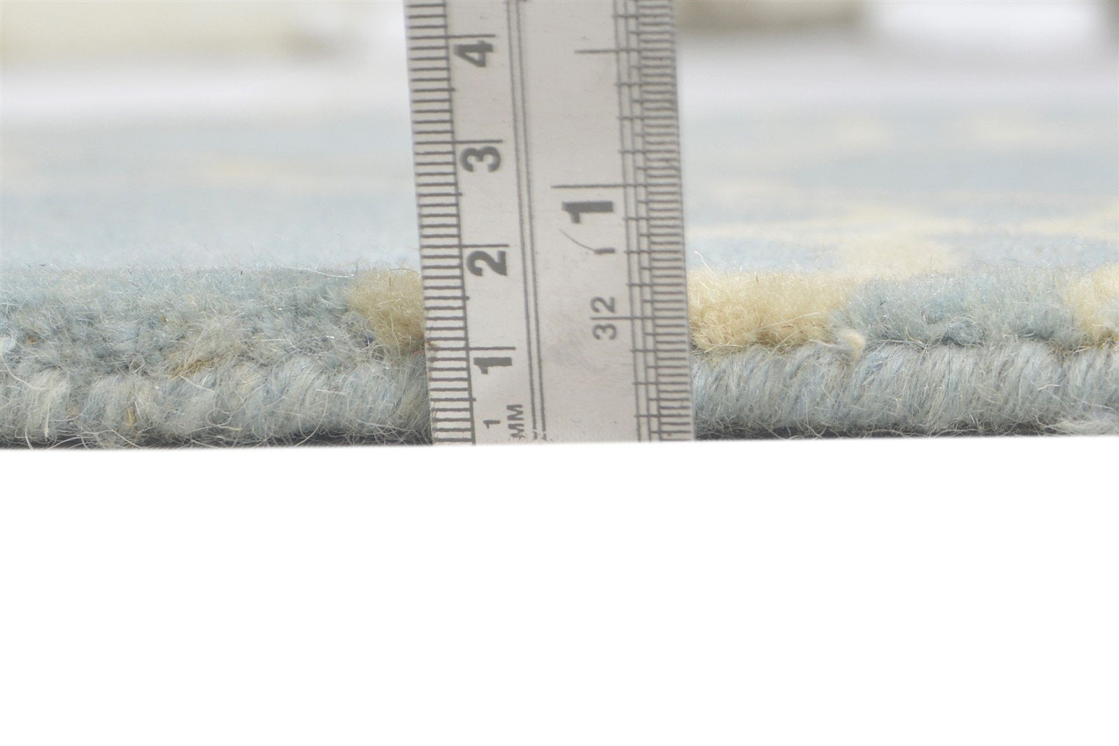Lucille Wool Blue Rug 2' X 2' Modern Hand Tufted Moroccan Trellis 2'2"X2'2"   7860696088725