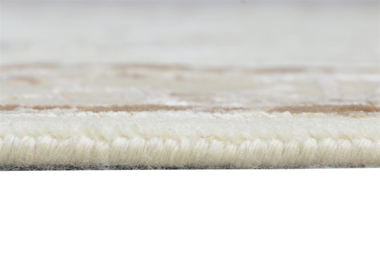 Lurlene Cream Wool / Silk Rug 4X6 Persian Hand Knotted Abbuson Oriental   7865127207061
