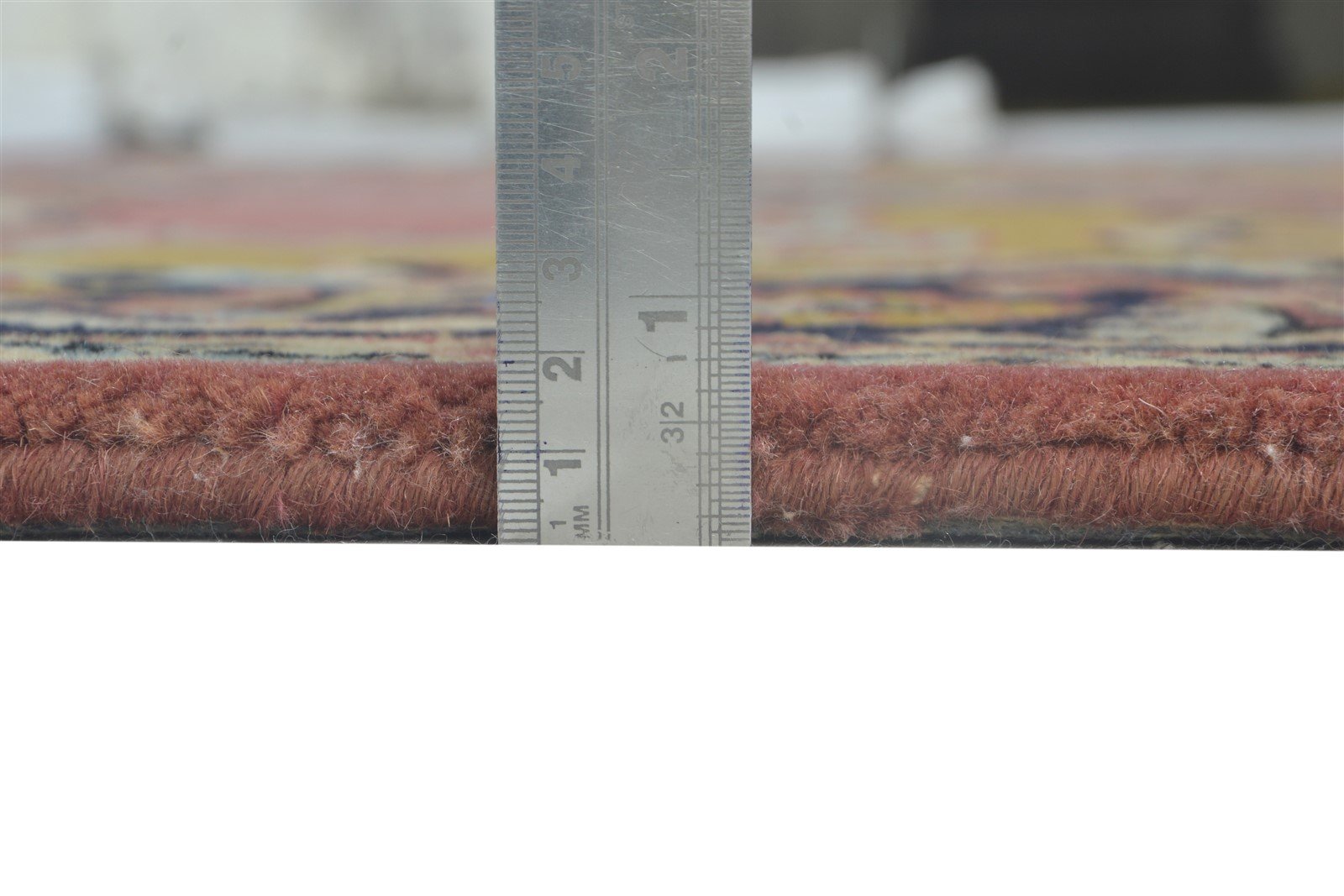 Lynnett Wool Gold Rug 6' X 9' Persian Hand Tufted Heriz-Indian Oriental   7864172445845