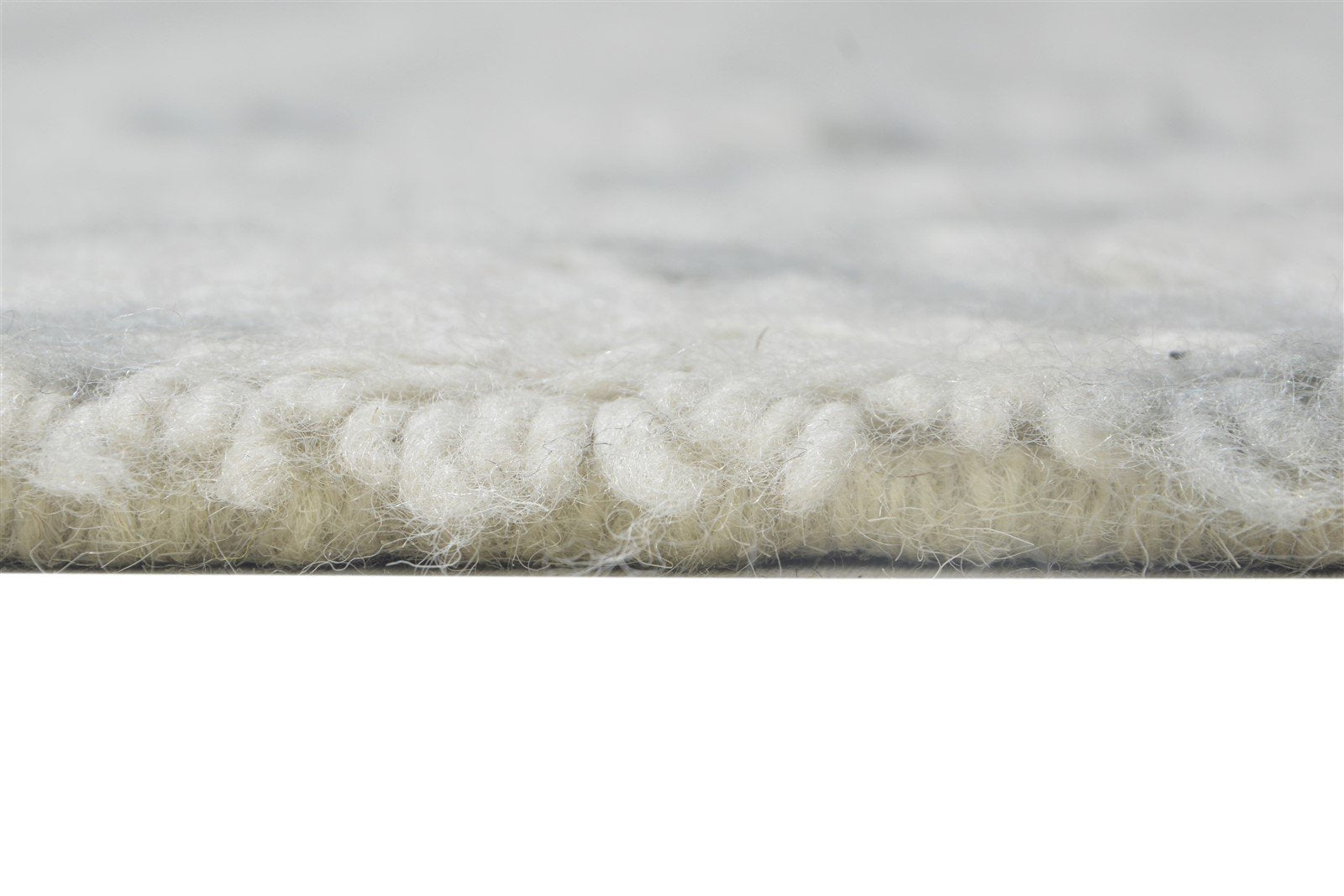 Lyssa Wool Grey Rug 5' X 7' Modern Hand Knotted Moroccan Trellis   7864151081109