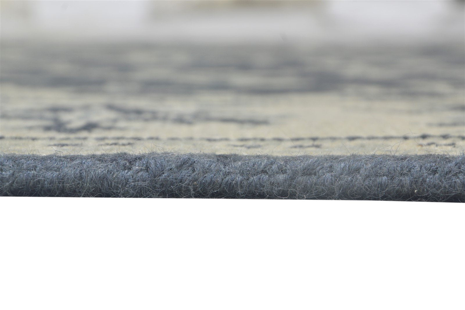 Madelin Wool Charcoal Rug 5X7 Persian Hand Knotted Sarouk-Indian Oriental   7864103764117