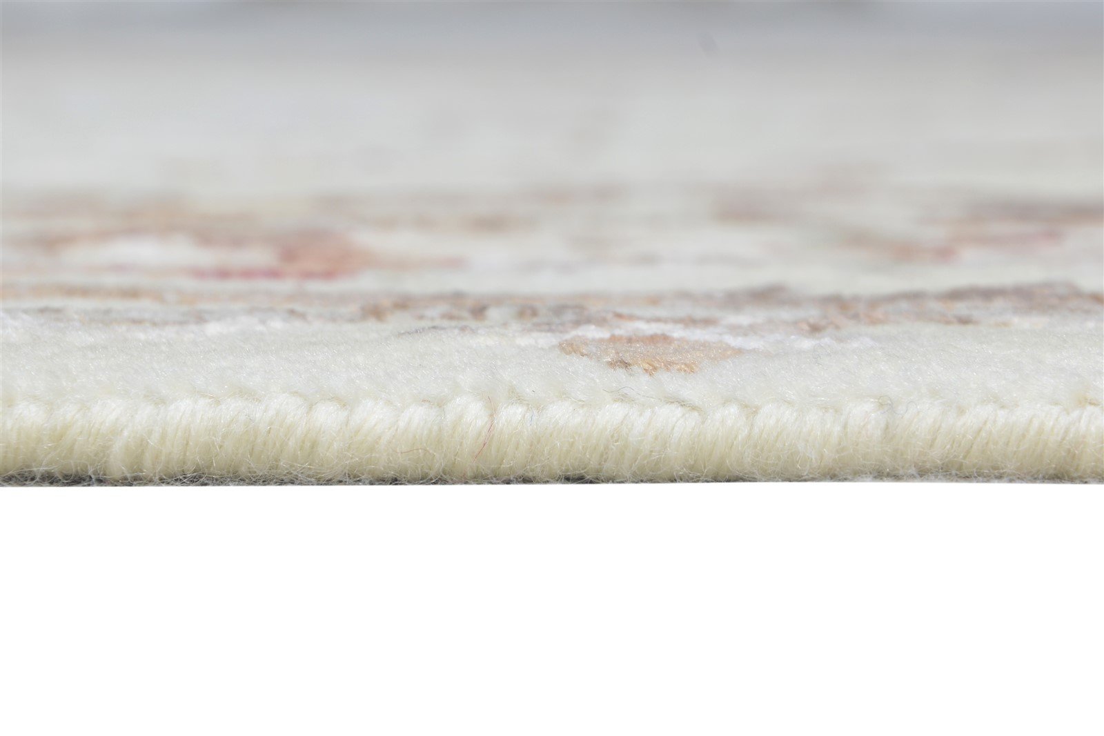 Micki Hand Knotted Cream Wool / Silk Rug 4X6 Persian Abbuson Oriental   7865126944917