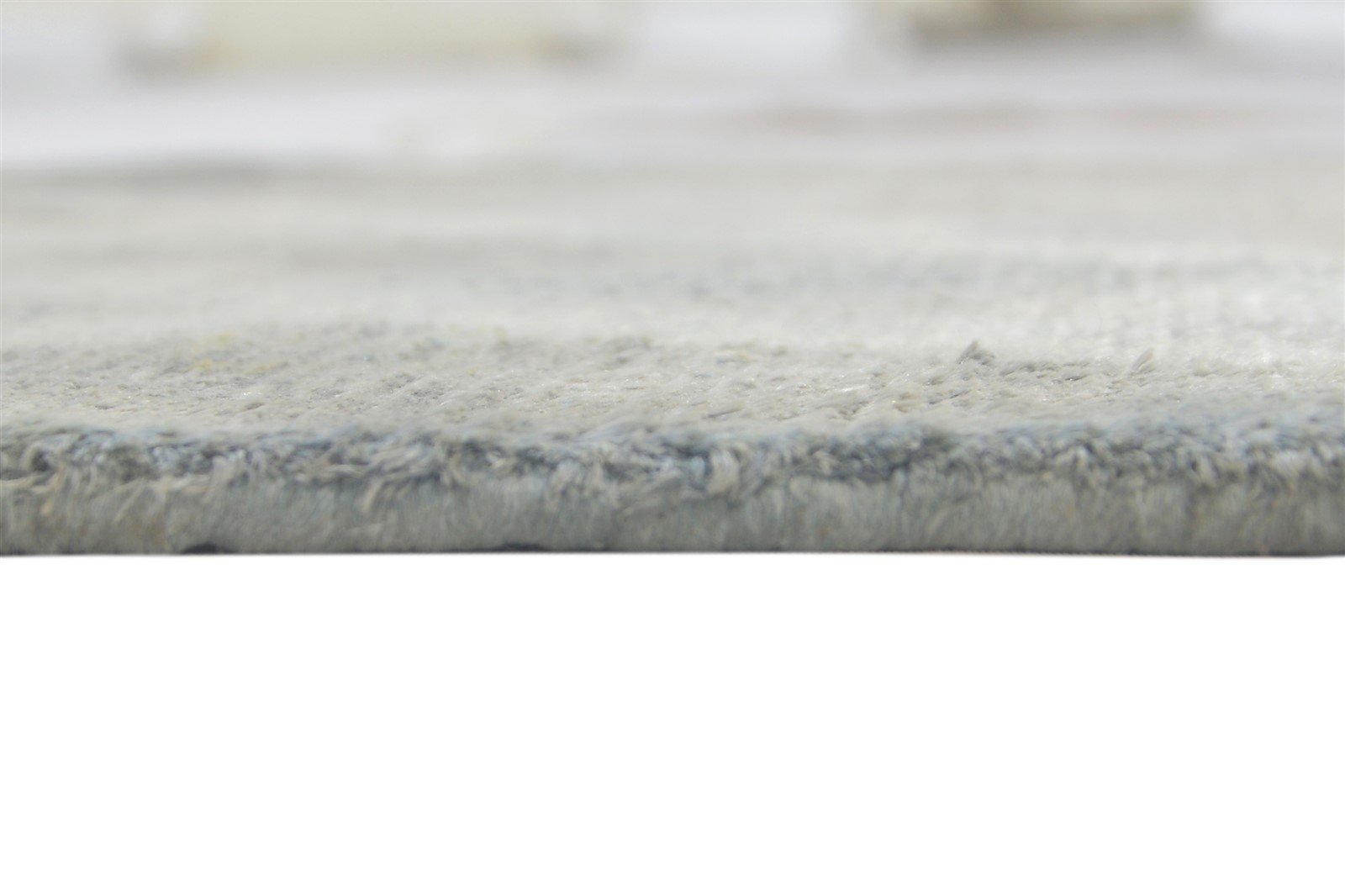 Milena Grey Silk Rug 2' X 3' Modern Handloom Shibori Tie Dye   7860698153109