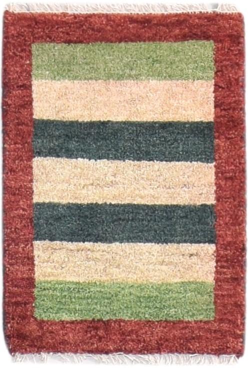 Multi Color Wool Rug 1X2 Southwestern Hand Knotted Gabbeh Tribal Small Carpet   7865096372373