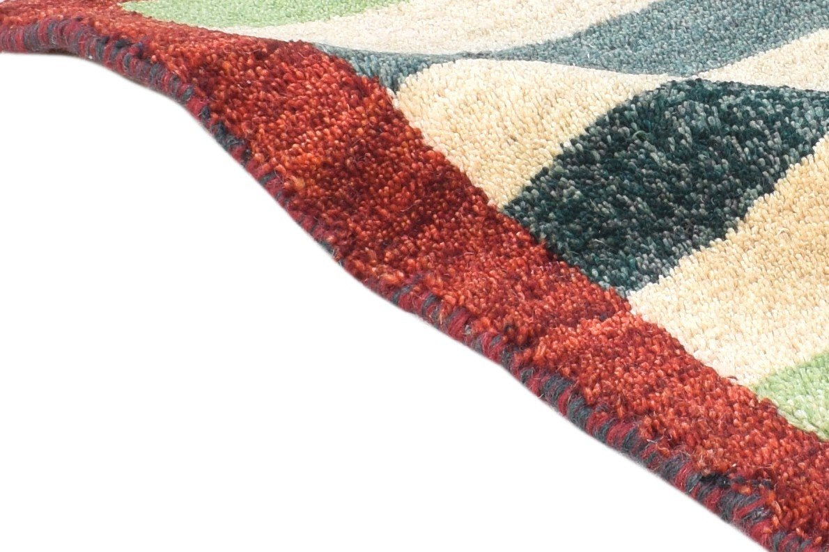 Josi Multi Color Wool Rug 1X2 Tribal Hand Knotted Gabbeh Southwestern   7864505335957