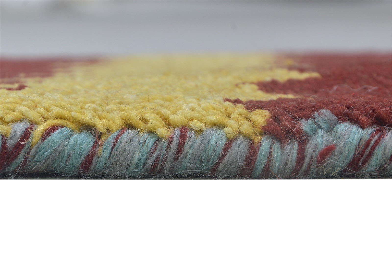 Multi Color Wool Rug 1X2 Tribal Hand Knotted Gabbeh Southwestern Small Carpet   7864504418453