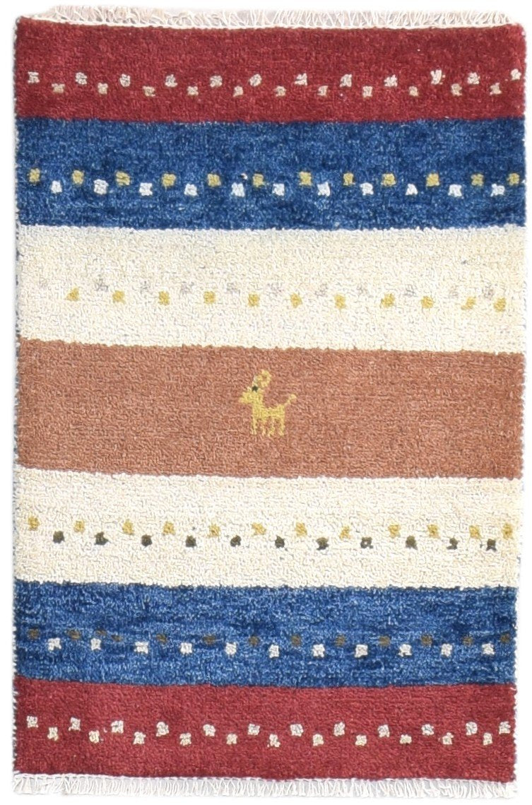 Multi Color Wool Rug 2X3 Southwestern Hand Knotted American Tribal Small Carpet   7865062588565