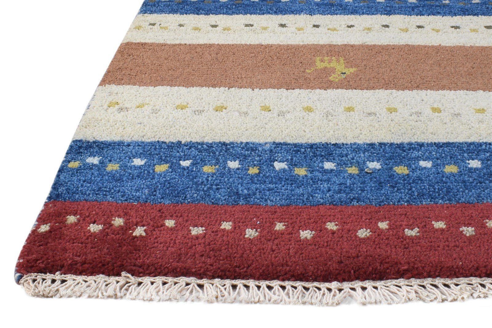 Multi Color Wool Rug 2X3 Southwestern Hand Knotted American Tribal Small Carpet   7865062588565
