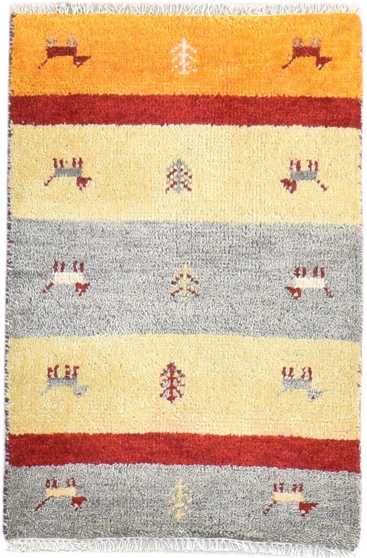 Multi Color Wool Rug 2X3 Southwestern Hand Knotted American Tribal Small Carpet   7865057149077