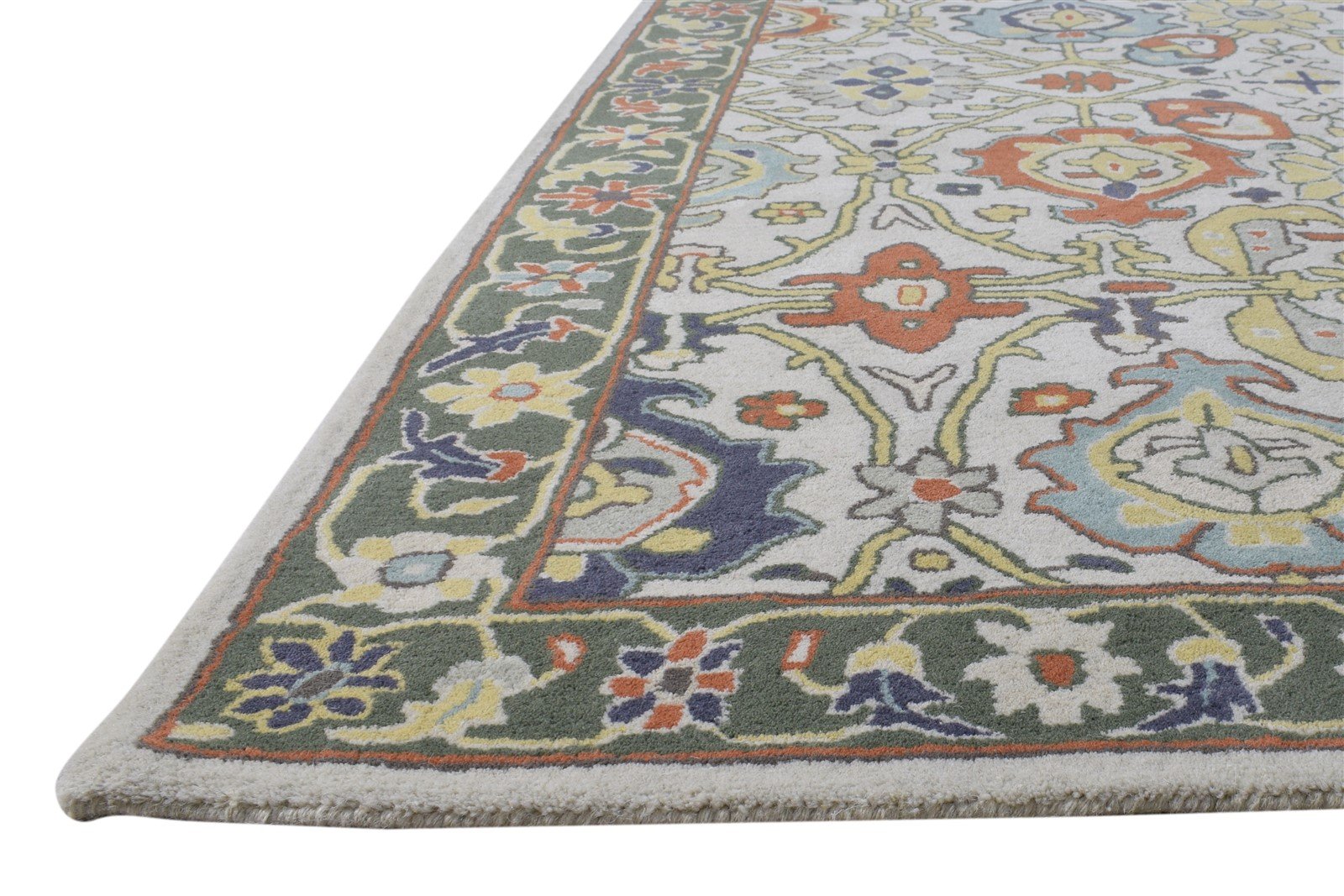 Emmy Multi Color Wool Rug 5X8 Persian Hand Tufted Oushak Oriental   7865187729557
