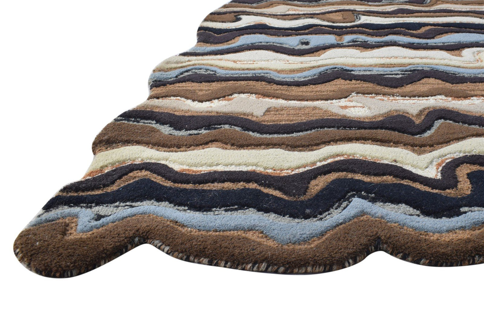 Multi Wool Rug 5' X 8' Persian Hand Tufted Southwestern Tribal Room Size Carpet   7864996429973