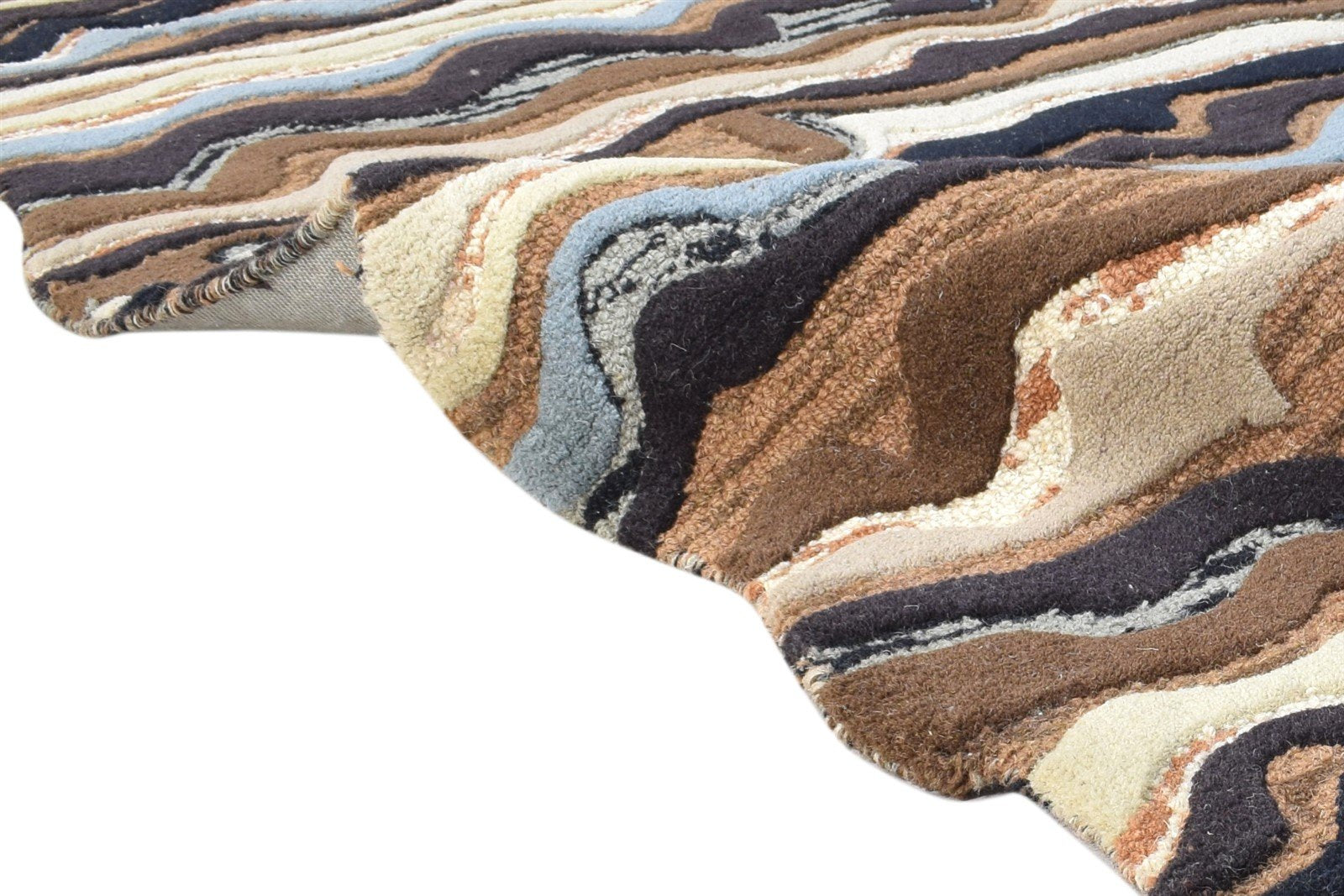 Multi Wool Rug 5' X 8' Persian Hand Tufted Southwestern Tribal Room Size Carpet   7864996429973