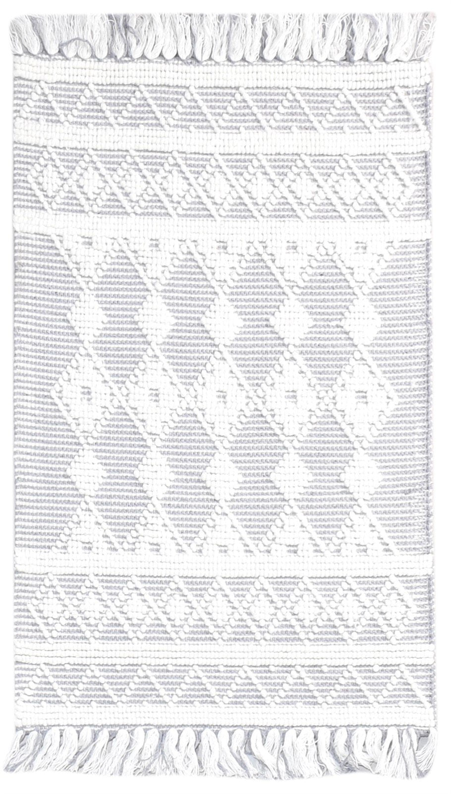 New Zealand Wool Grey Rug 3X4 Modern Hand Woven Scandinavian Nordic Small Carpet   7865180520597