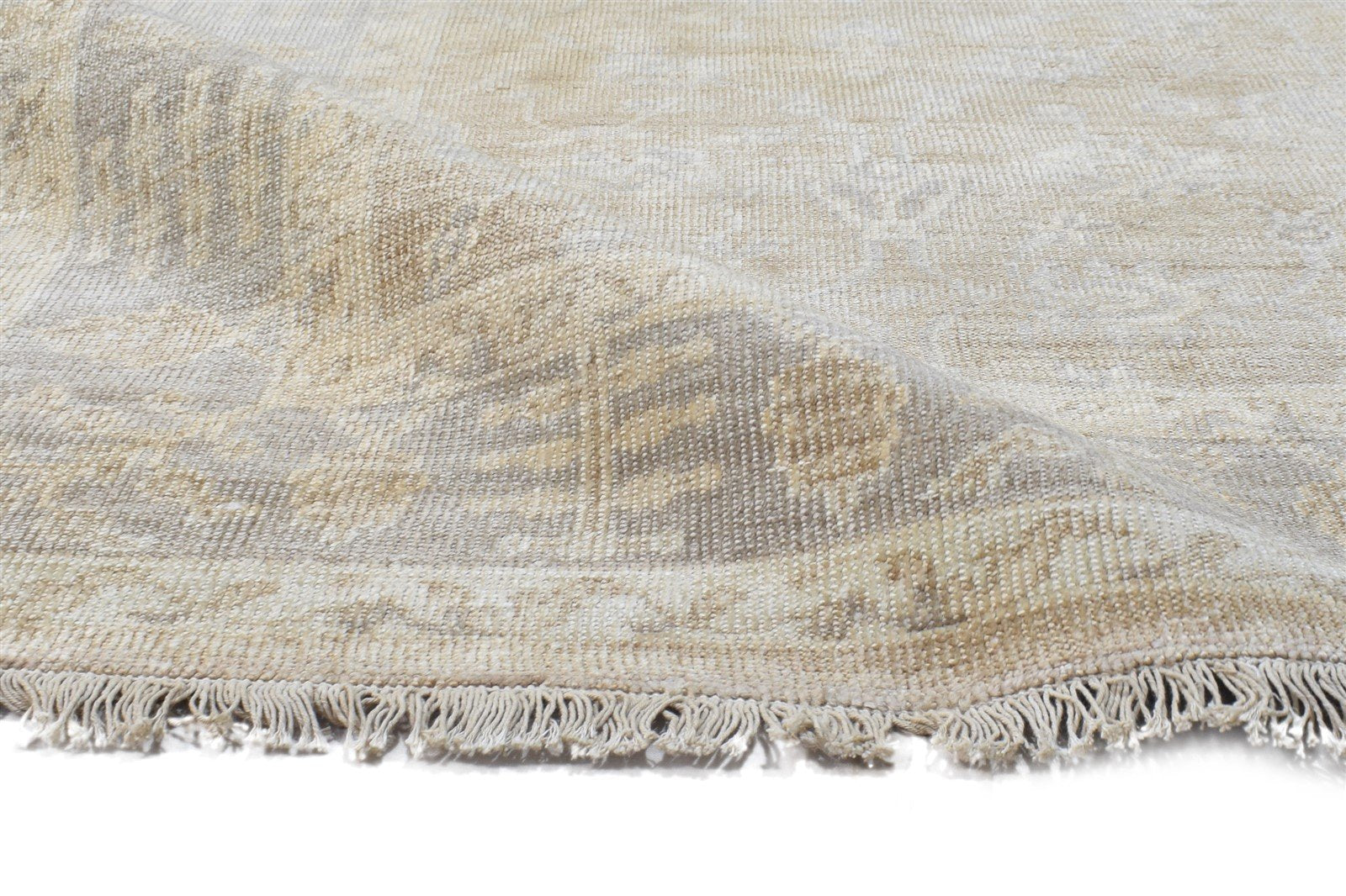 Nolana Brown Silk Rug 5' X 8' Persian Hand Knotted Kashan Oriental   7864803066005