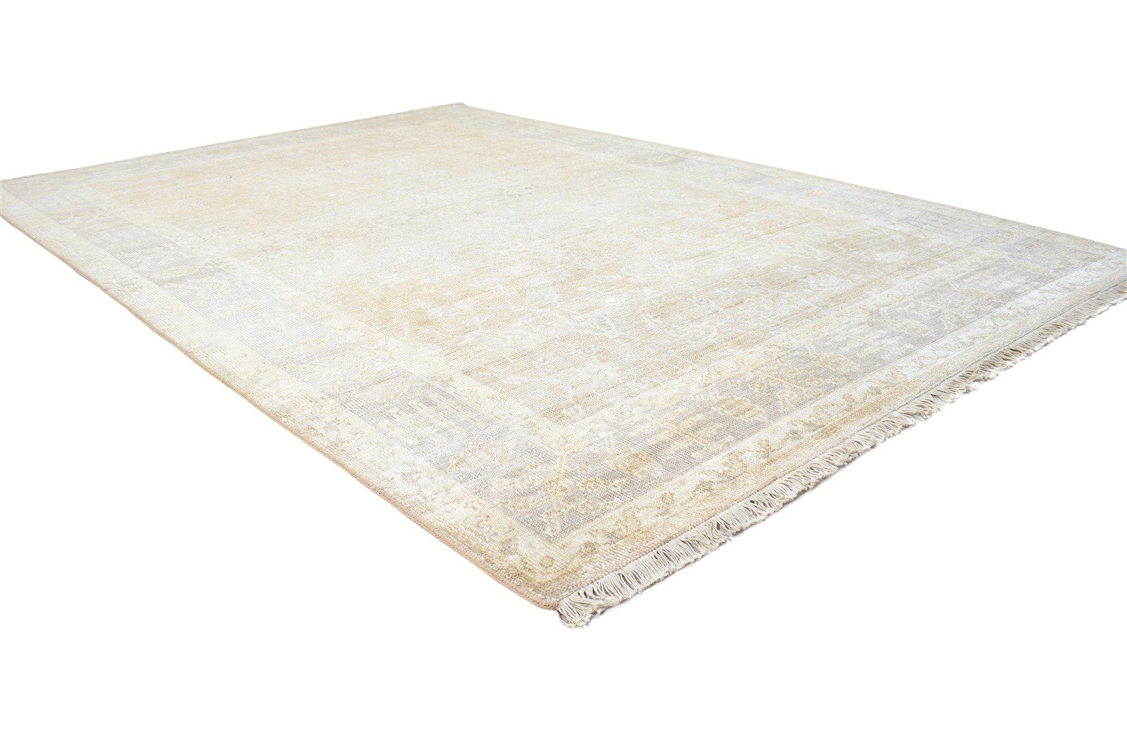 Nolana Brown Silk Rug 5' X 8' Persian Hand Knotted Kashan Oriental   7864803066005