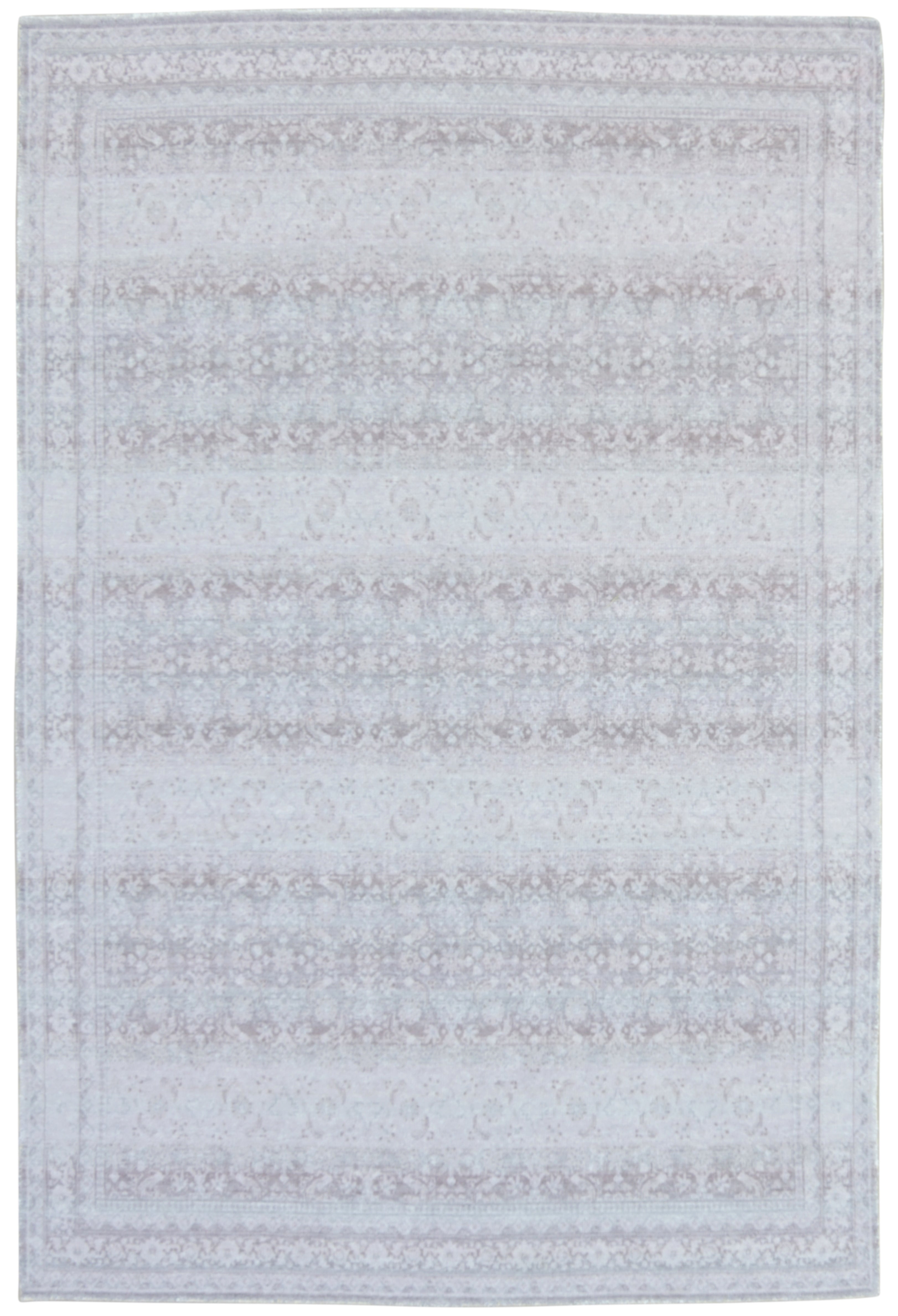Ojark Vintage Style Handmade Gray Area Rug – Classic Traditional Decorative Style   9121476149397