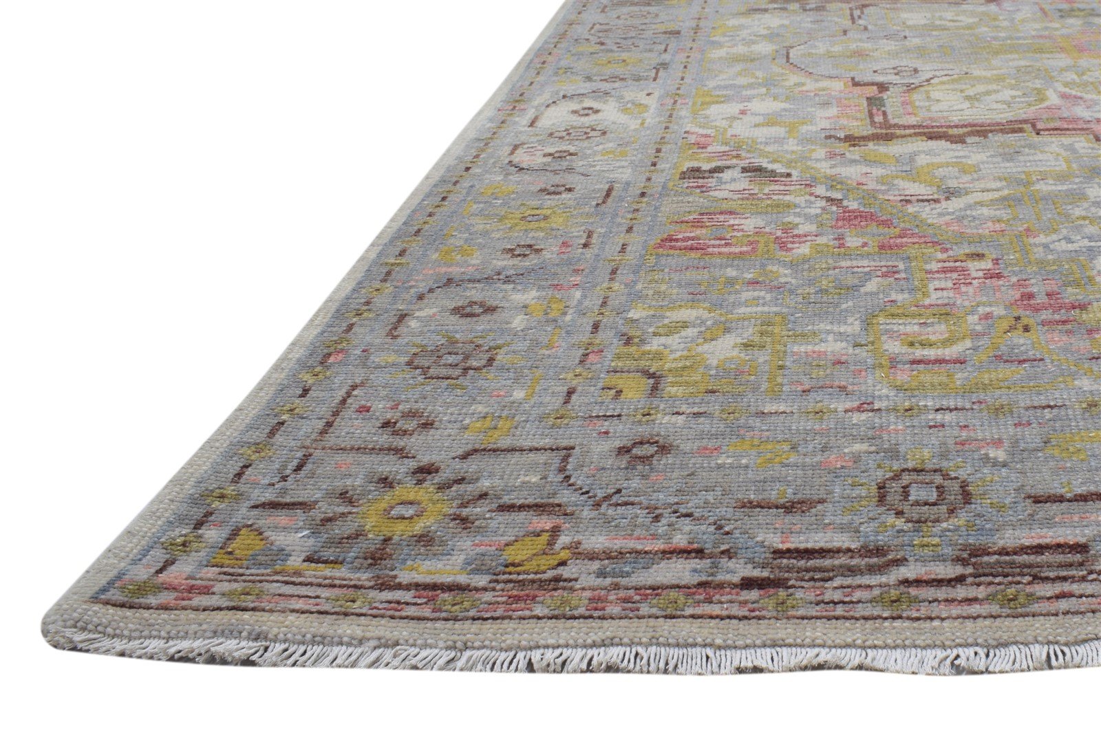 Pansie 6X9 Rug Wool Colorful Persian Hand Knotted Heriz-Indian Oriental   7864103862421