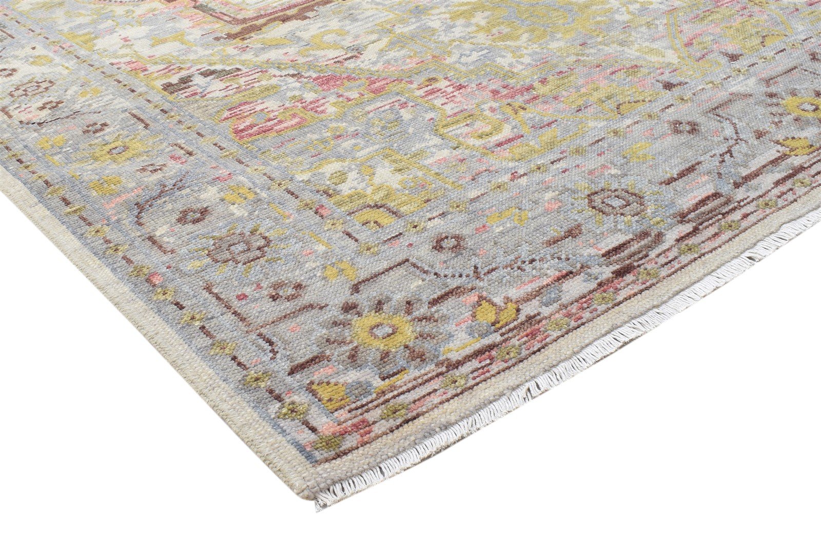 Pansie 6X9 Rug Wool Colorful Persian Hand Knotted Heriz-Indian Oriental   7864103862421