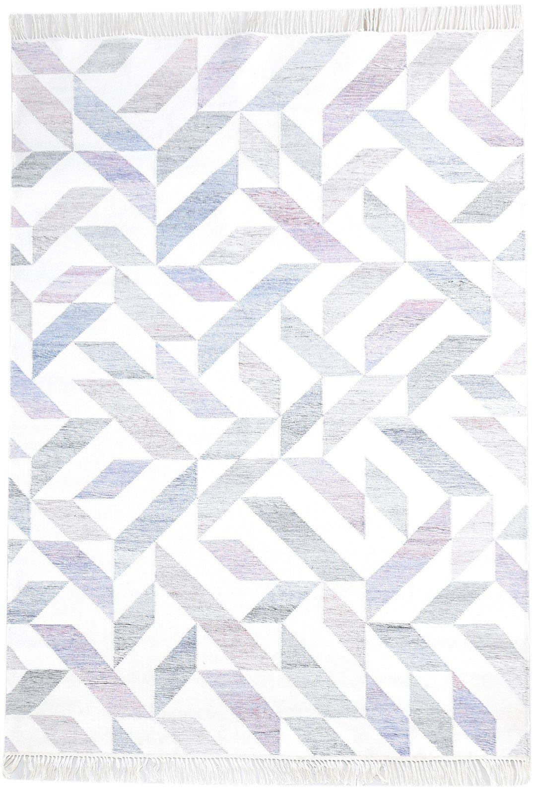 Pet Yarn Purple Rug 5X7 Modern Hand Woven Scandinavian Nordic Room Size Carpet   7865140904085
