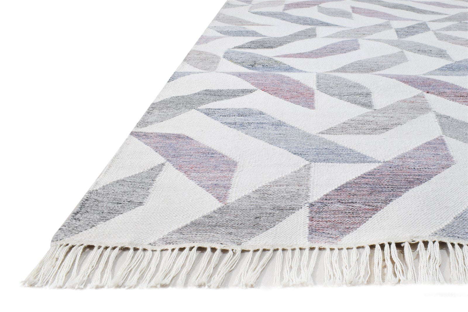 Pet Yarn Purple Rug 5X7 Modern Hand Woven Scandinavian Nordic Room Size Carpet   7865140904085