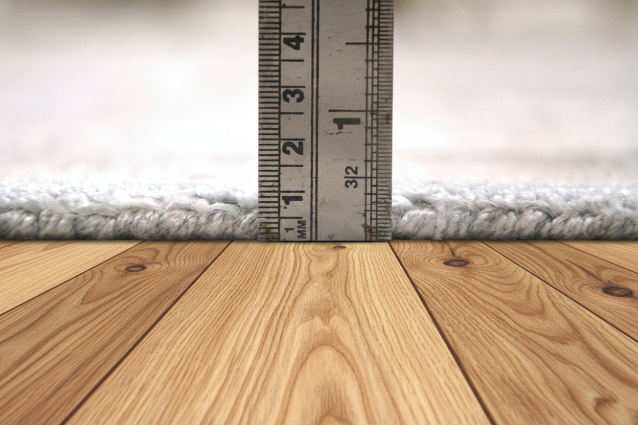 Prabut Handmade Abstract Silk Like Loom Knotted Area Rug Light Blue Gray   9016181325973