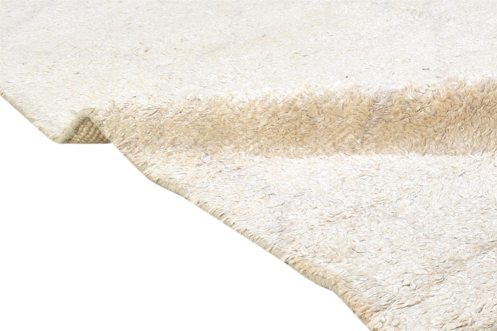 Rayon From Bamboo Beige Rug 8X10 Modern Hand Knotted Moroccan Abstract Large   7864789237909