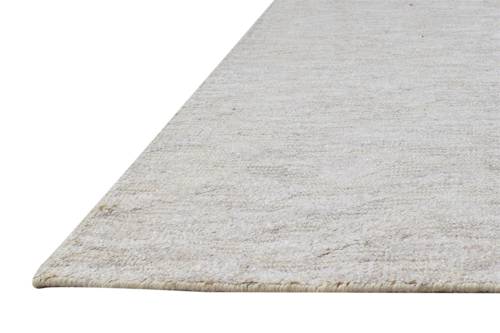 Rayon From Bamboo Beige Rug 8X10 Modern Hand Woven Scandinavian Geometric Large   7864494129301