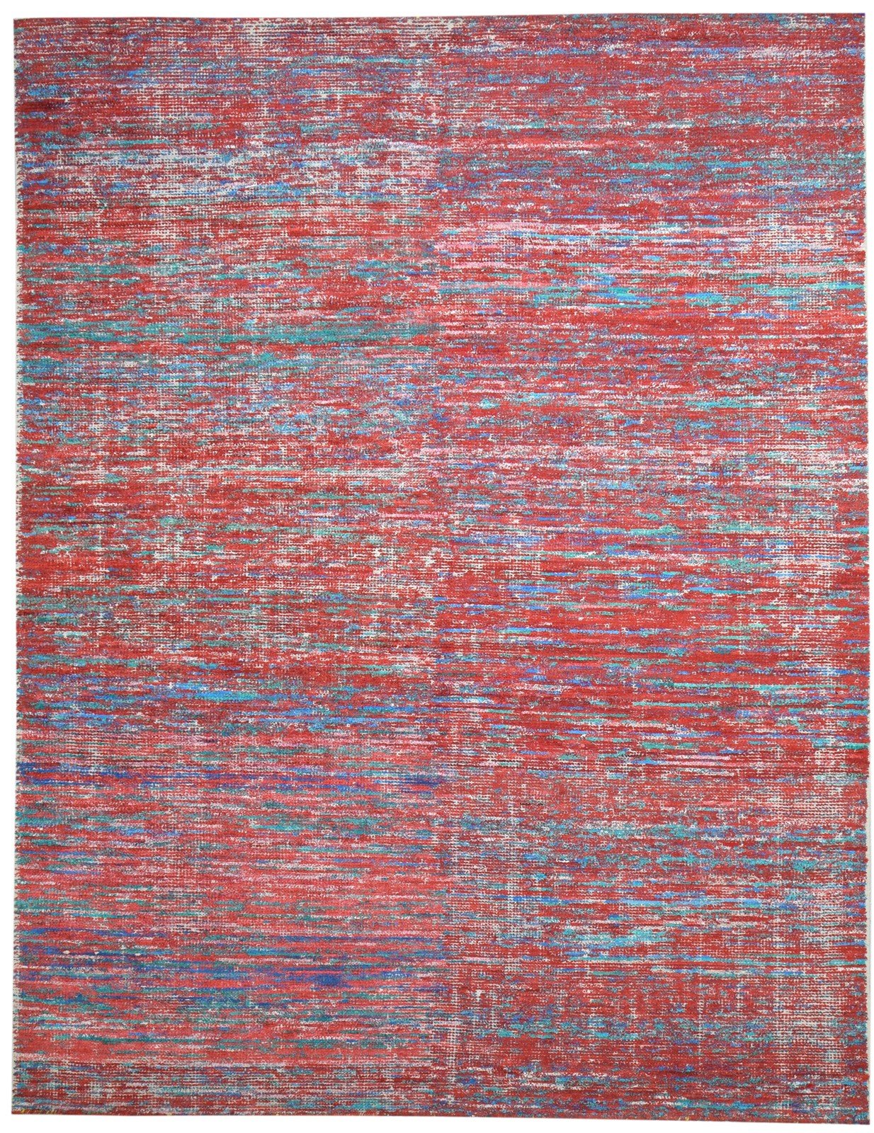 Rayon From Bamboo Rust Rug 8X10 Modern Hand Woven Bohemian Bohemian Large Carpet   7864498159765