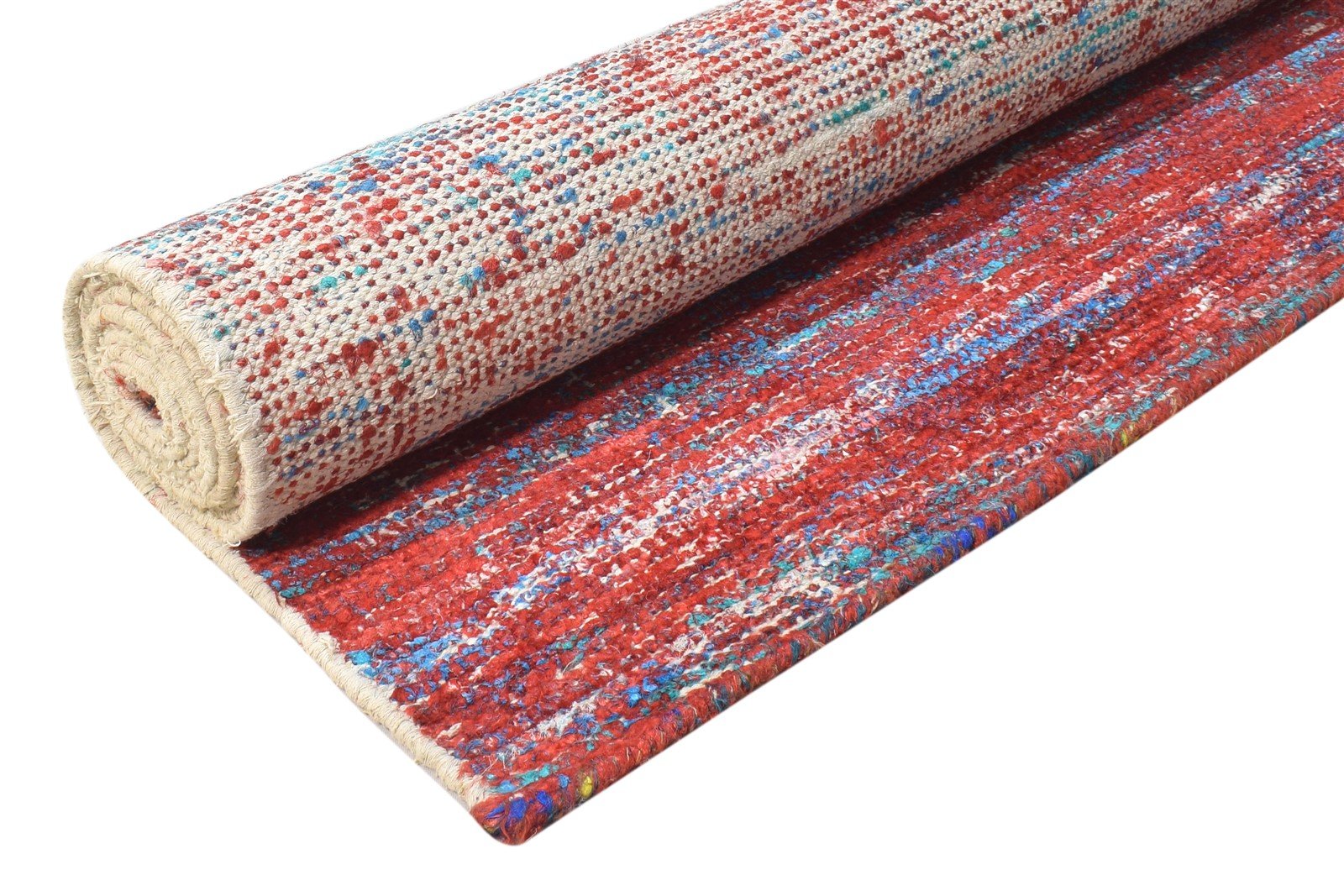Rayon From Bamboo Rust Rug 8X10 Modern Hand Woven Bohemian Bohemian Large Carpet   7864498159765