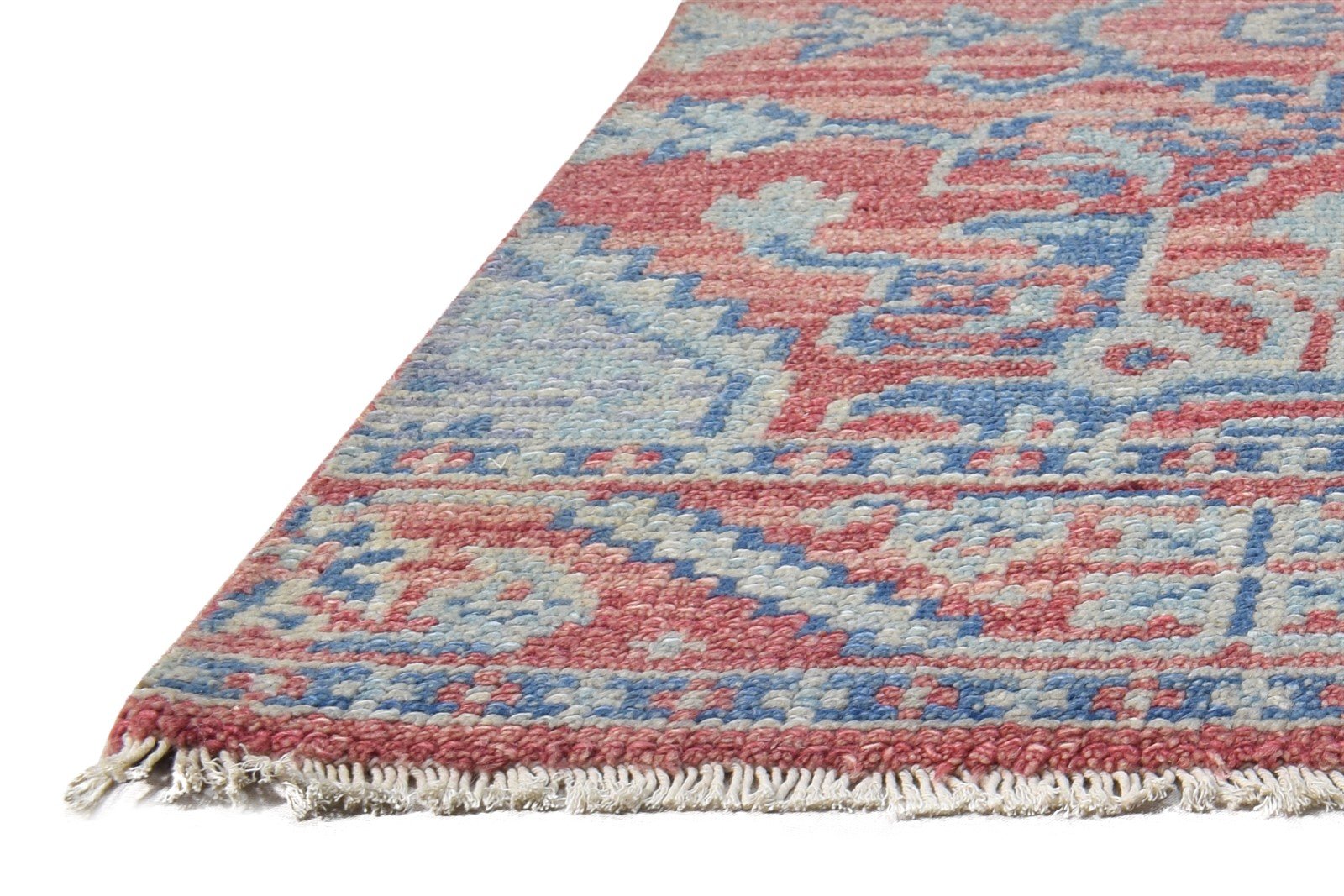 Red Wool Rug 2' X 2' Persian Hand Knotted Kazak Oriental Small Carpet   7864928632981