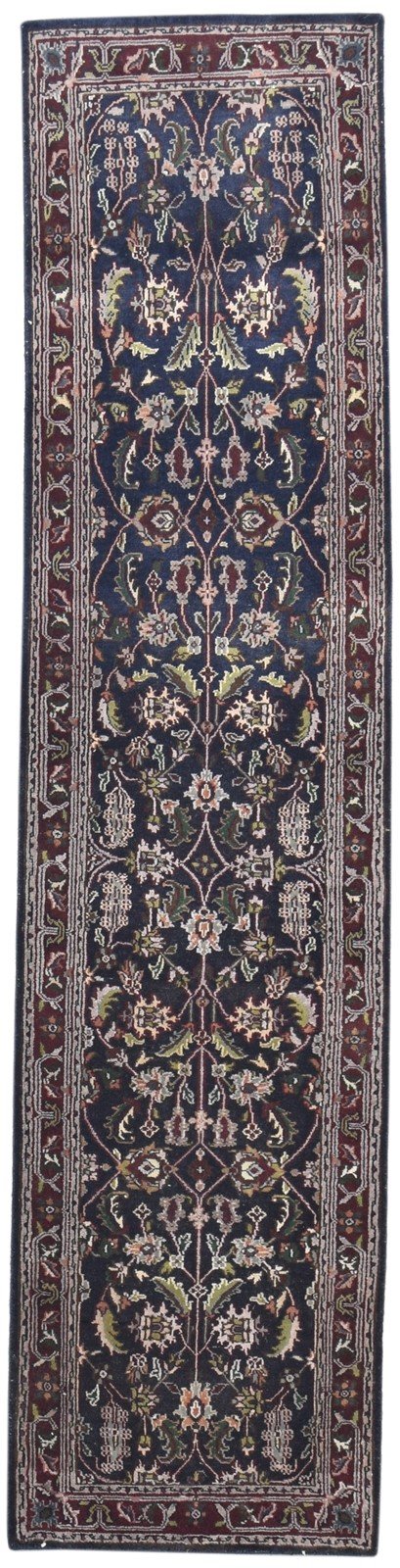 Red Wool Rug 2' X 9' Persian Hand Knotted Kashan Oriental Small Runner   7864862113941