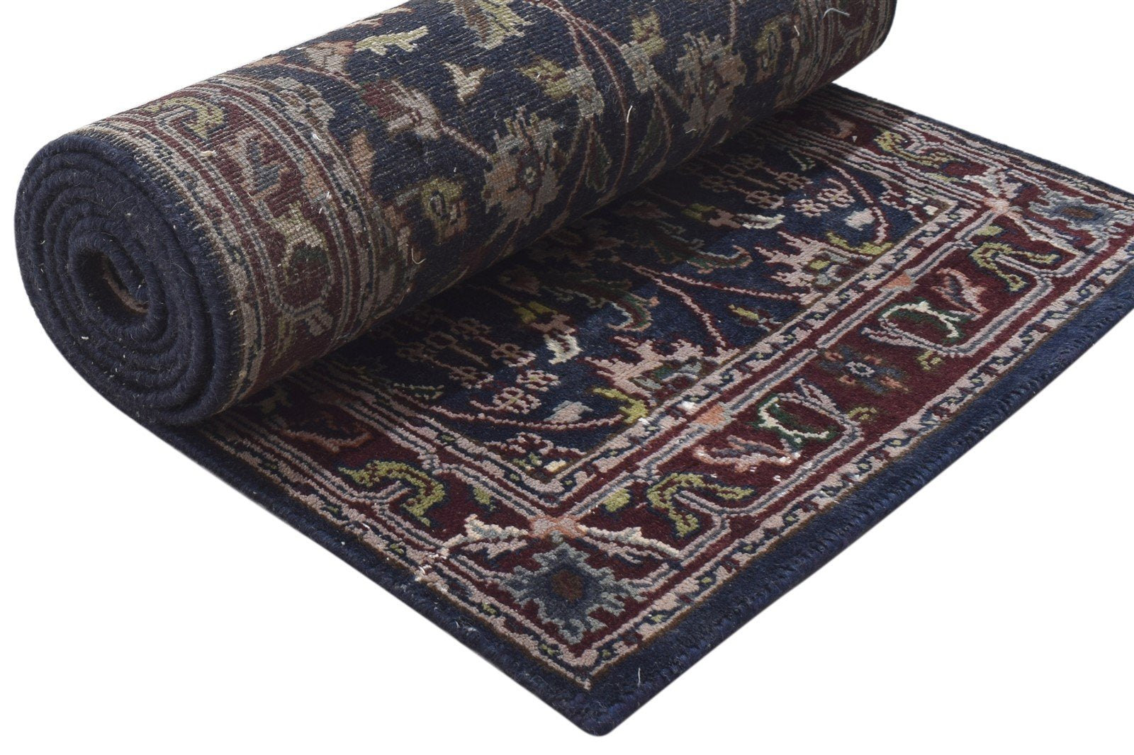 Red Wool Rug 2' X 9' Persian Hand Knotted Kashan Oriental Small Runner   7864862113941