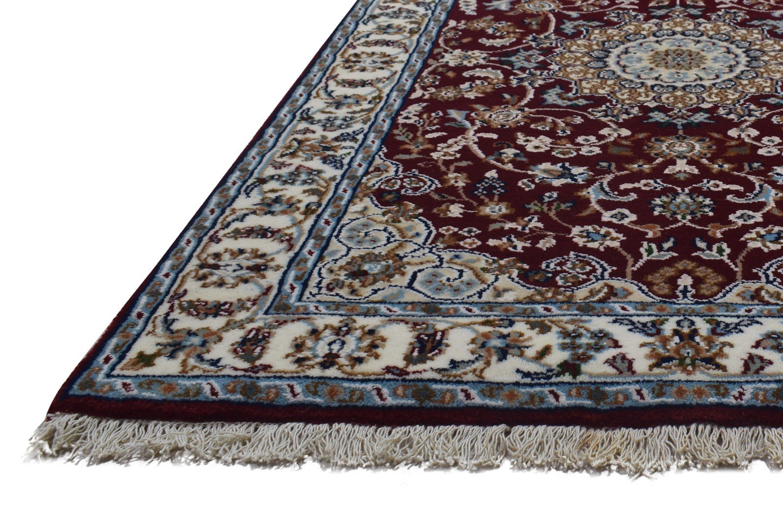 Red Wool Rug 3' X 14' Persian Hand Knotted Tabriz Oriental Small Runner   7864862310549