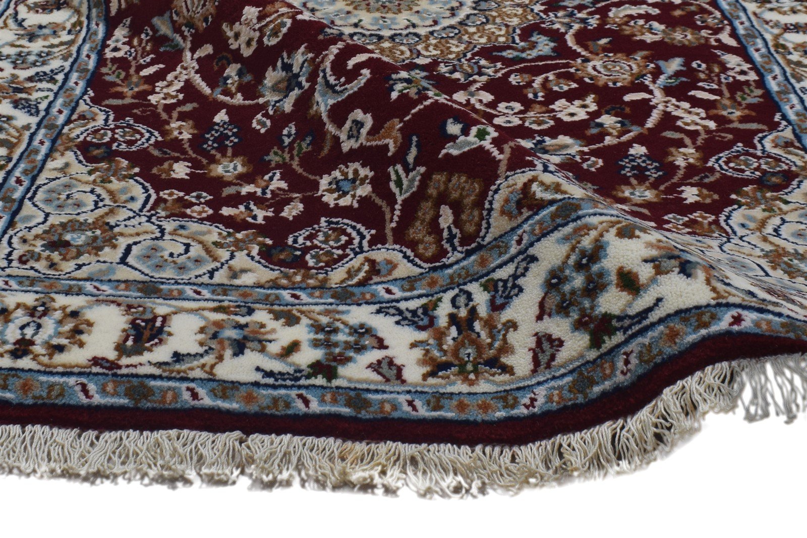 Red Wool Rug 3' X 14' Persian Hand Knotted Tabriz Oriental Small Runner   7864862310549