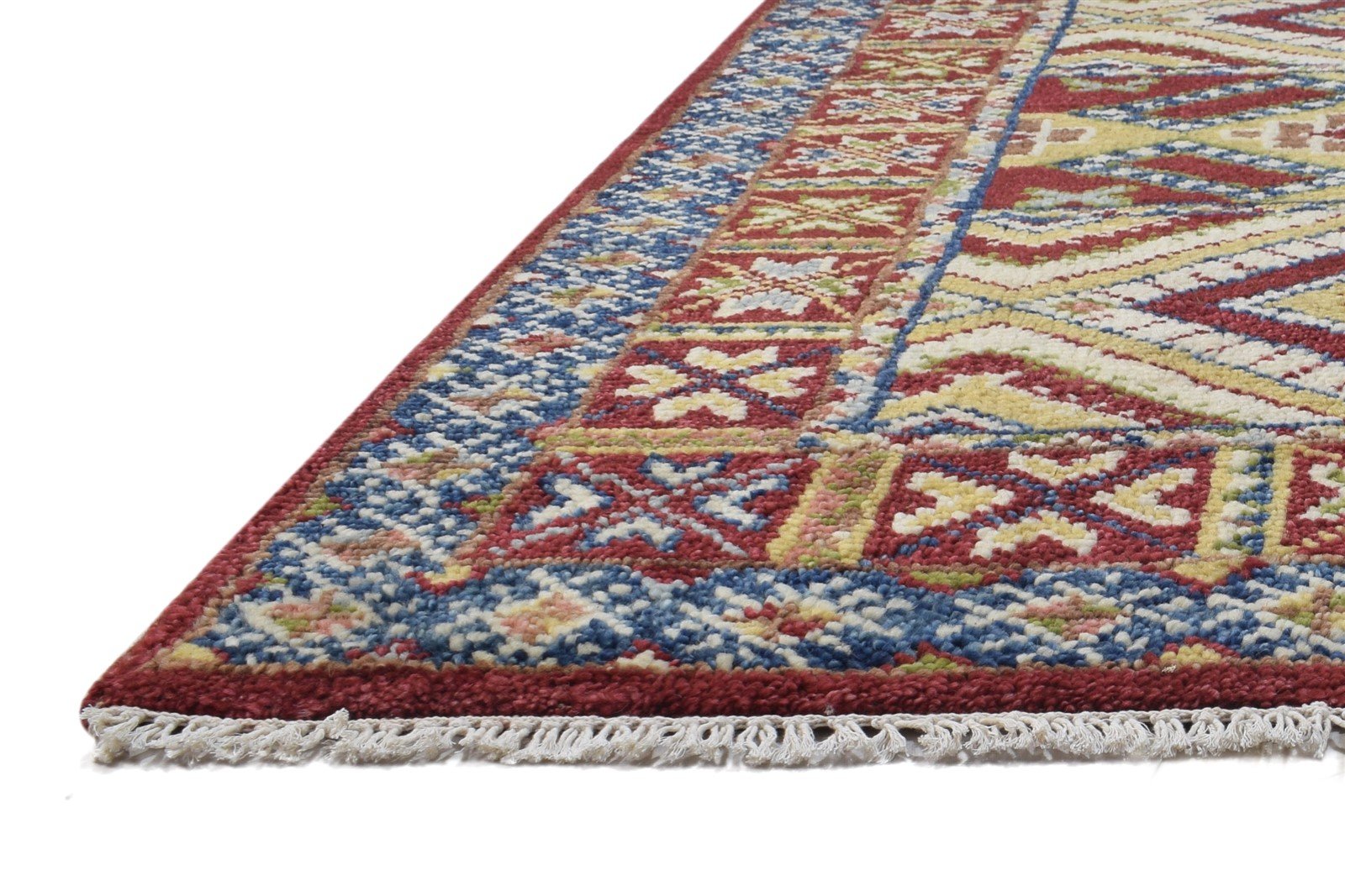 Red Wool Rug 4' X 6' Persian Hand Knotted Kazak Oriental Room Size Carpet   7864326553749