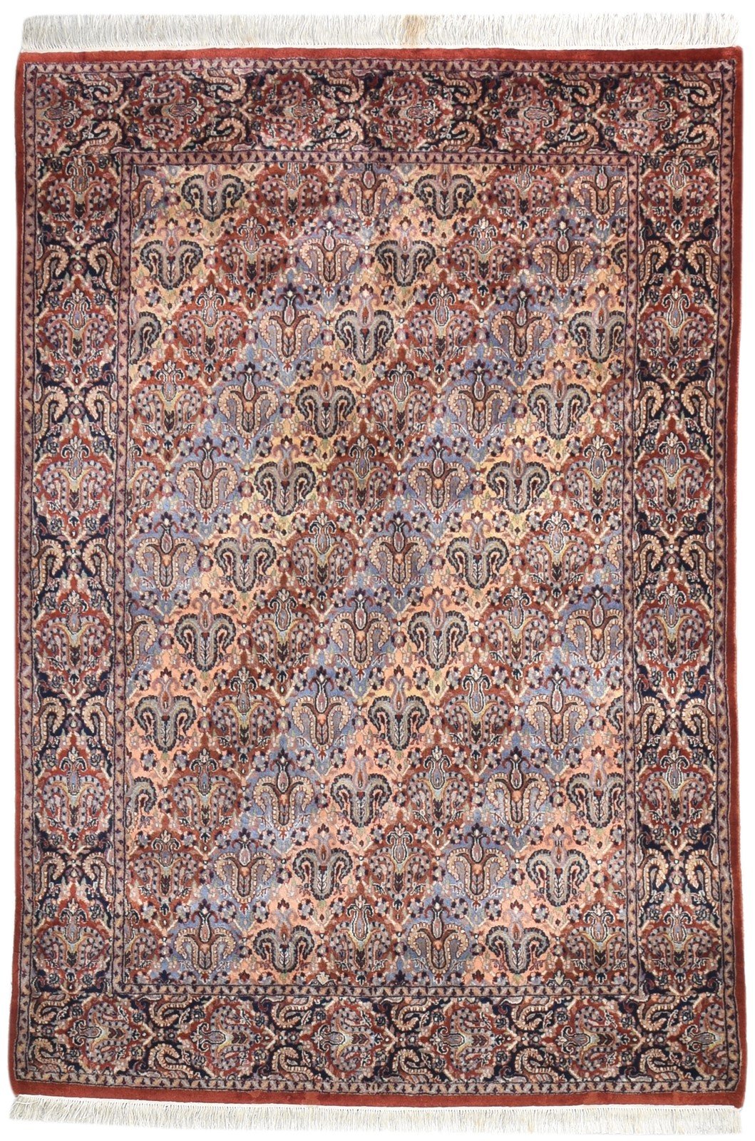 Red Wool Rug 5' X 7' Persian Hand Knotted Bakhtiari Oriental Room Size Carpet   7864659607701