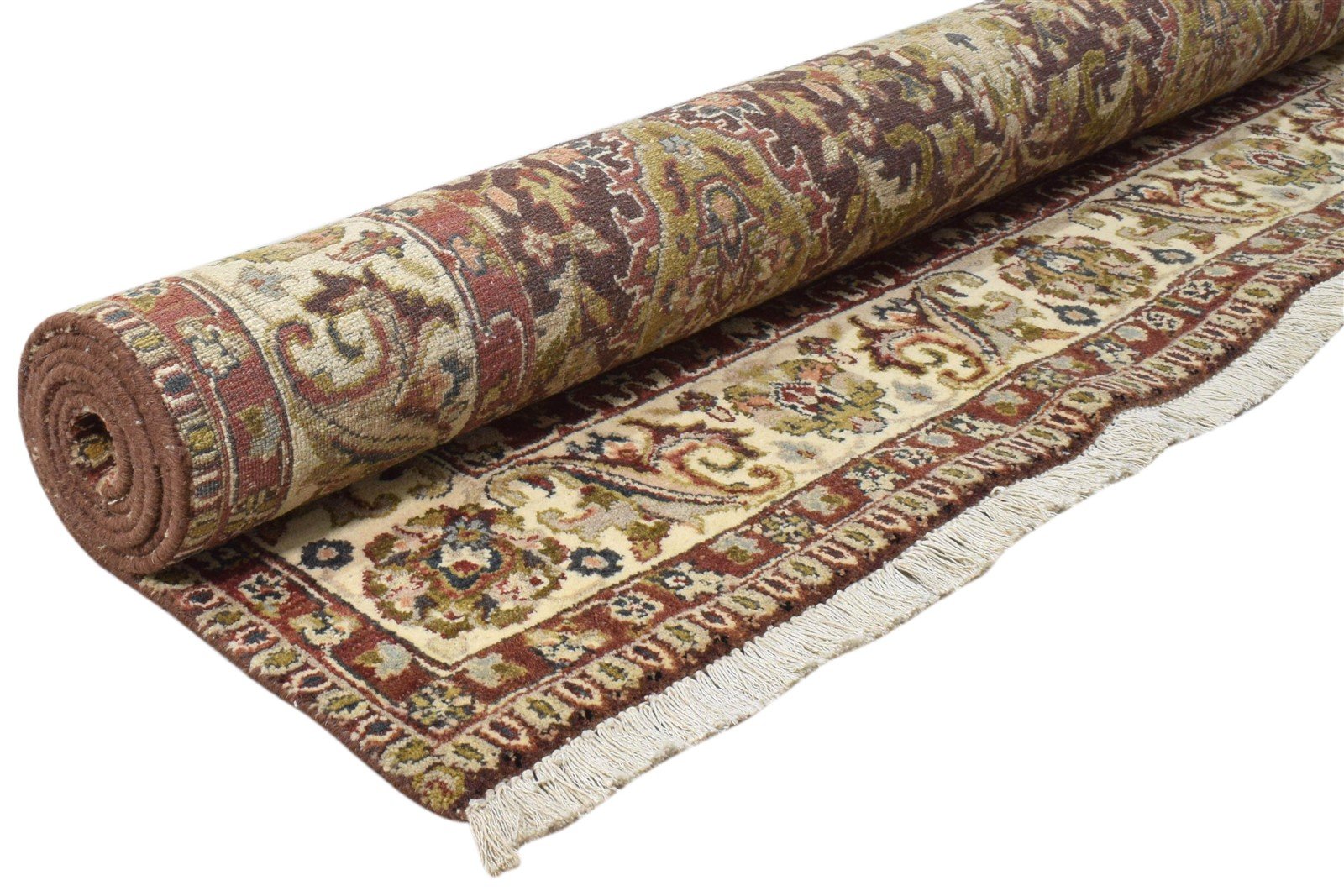 Red Wool Rug 5' X 7' Persian Hand Knotted Kashan Oriental Room Size Carpet   7860692254869