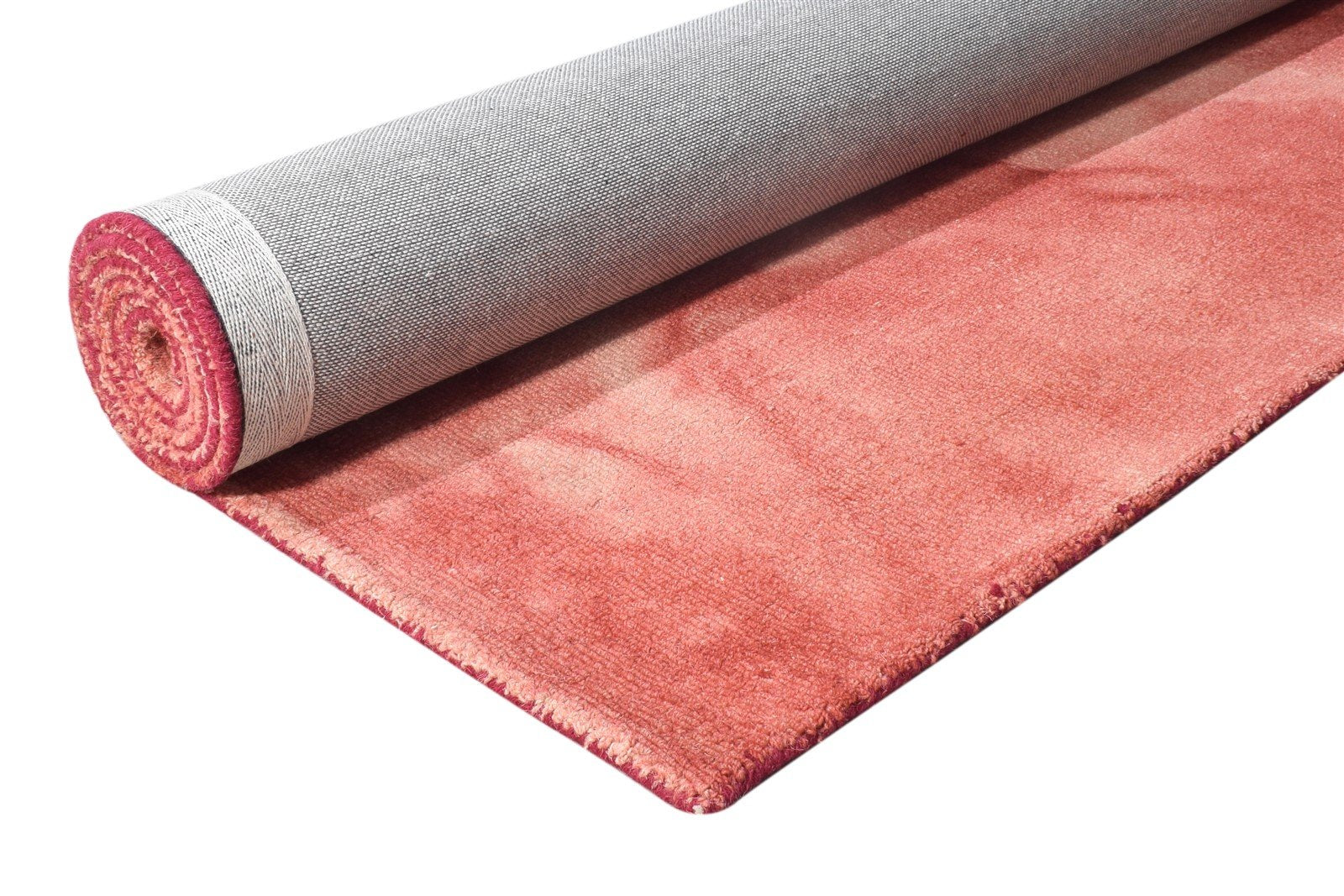 Red Wool Rug 5' X 8' Modern Hand Tufted Shibori Tie Dye Room Size Carpet   7865174196373