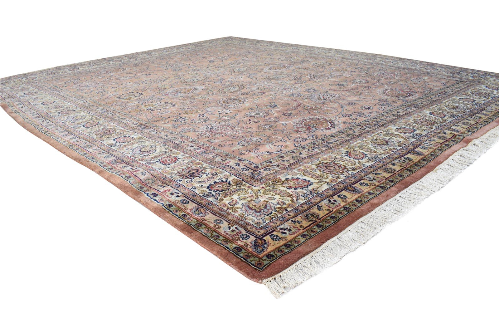 Red Wool Rug 8' X 10' Persian Hand Knotted Kashan Oriental Large Carpet   7864652988565