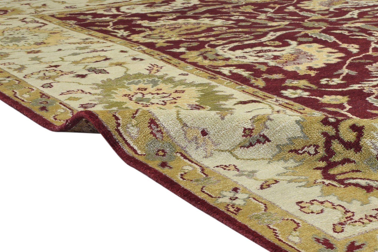 Red Wool Rug 8' X 10' Persian Hand Knotted Oushak Oriental Large Carpet   7864166056085