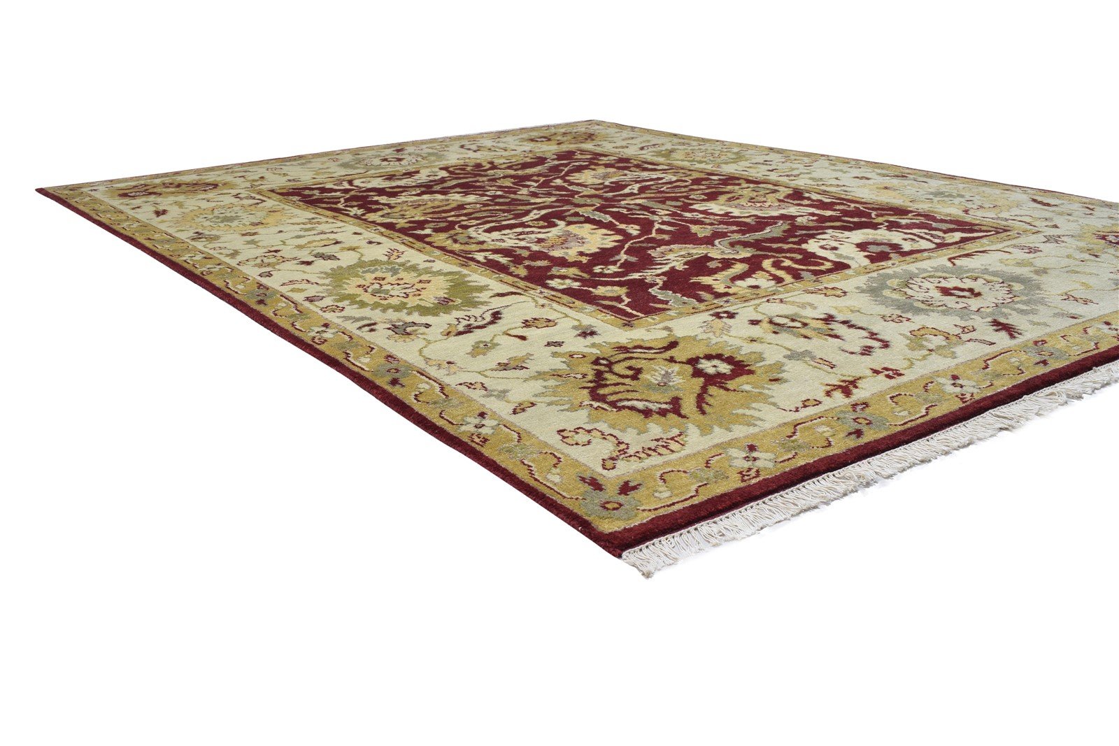 Red Wool Rug 8' X 10' Persian Hand Knotted Oushak Oriental Large Carpet   7864166056085