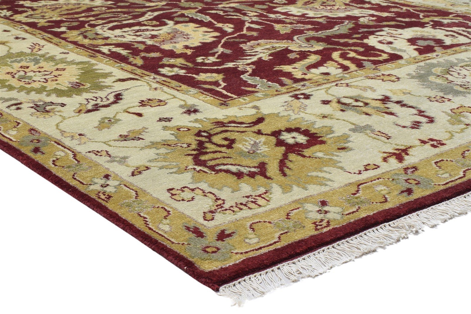 Red Wool Rug 8' X 10' Persian Hand Knotted Oushak Oriental Large Carpet   7864166056085
