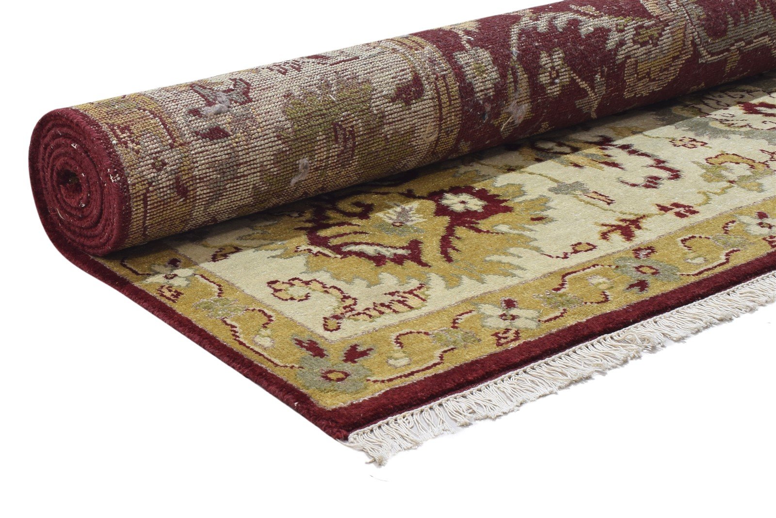 Red Wool Rug 8' X 10' Persian Hand Knotted Oushak Oriental Large Carpet   7864166056085